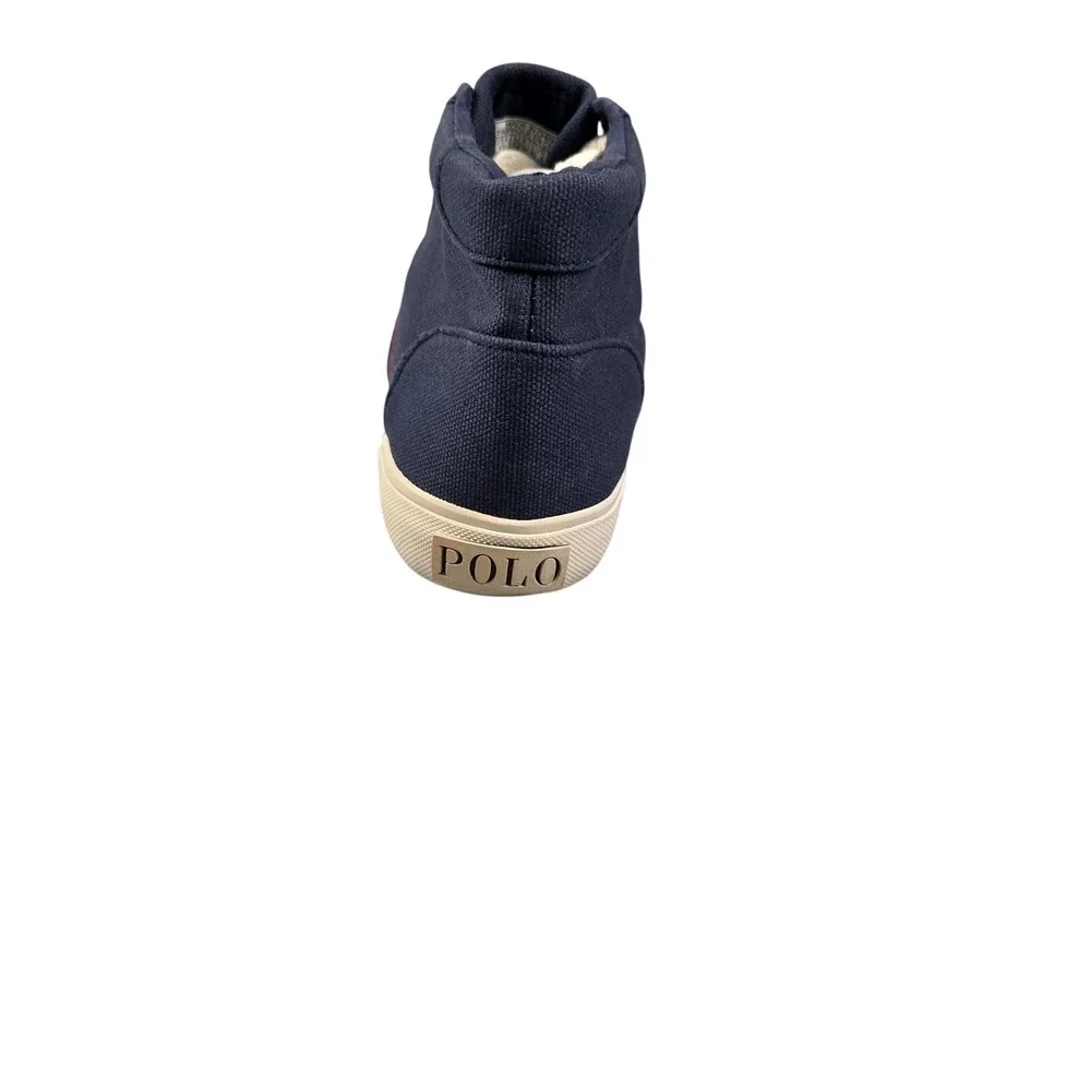 Polo Ralph‎ Lauren Shoes Kids Size 13 Blue Taybor Canvas High Top Sneaker